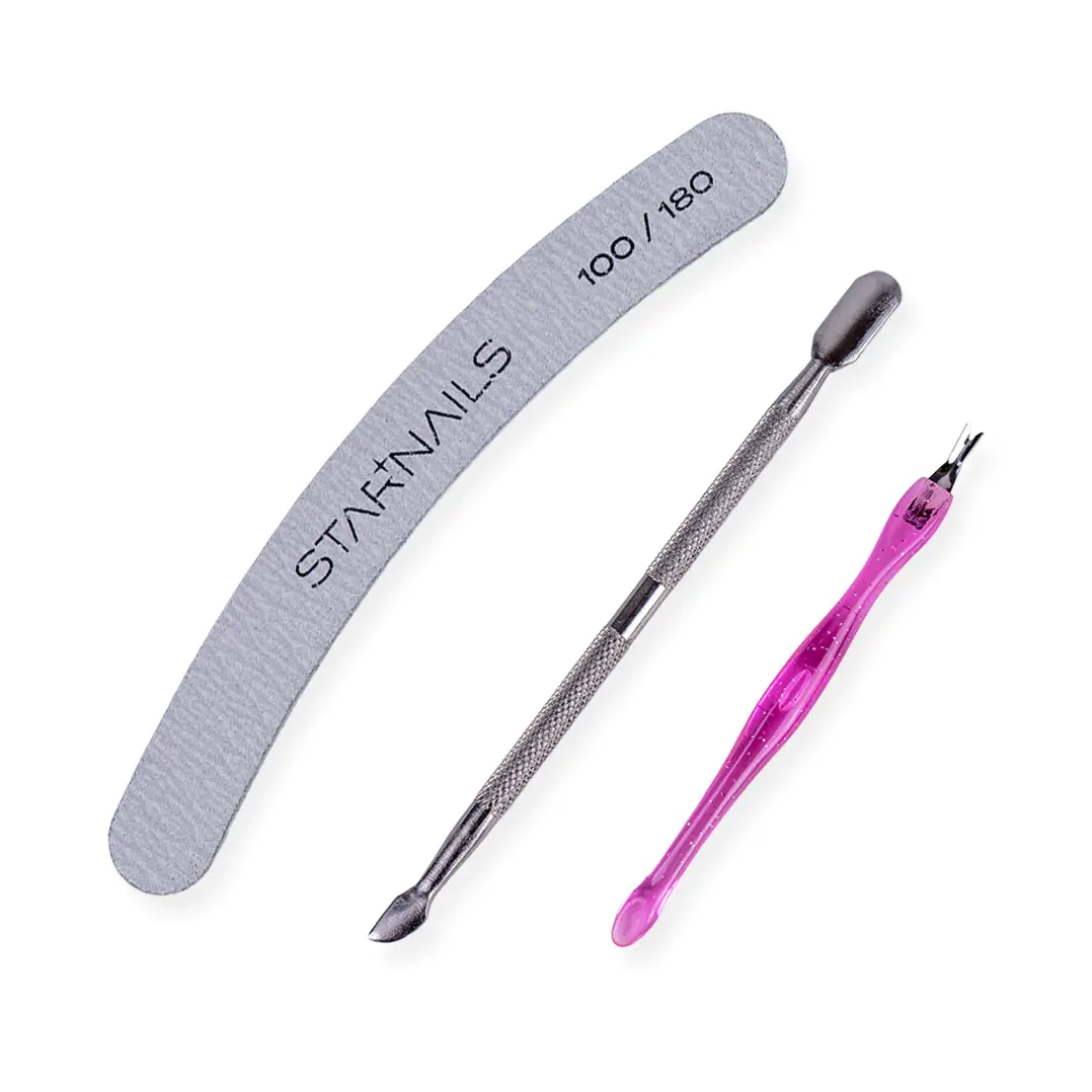 Sada STARNAILS Gel Polish Removal Set + JD102 – odstranění gel laku